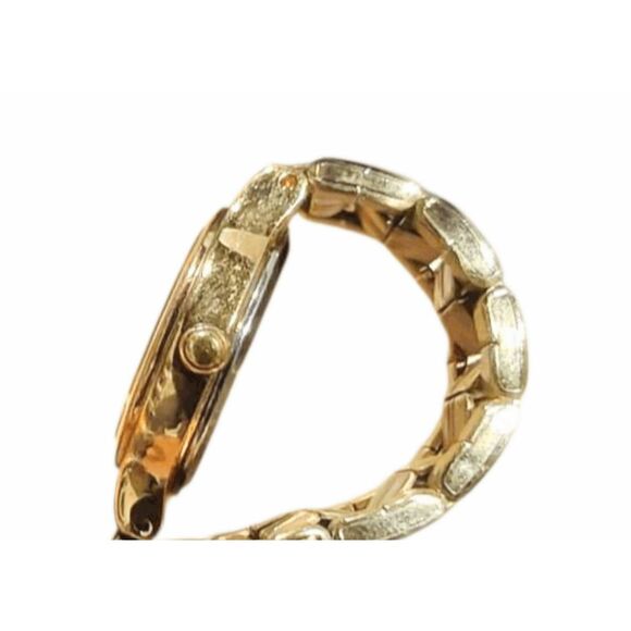 SEIKO Quartz Watch Gold Bracelet Band Round Dial